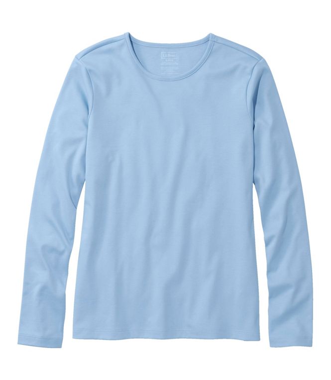 Pima Crewneck Long Sleeve Women's Regular
