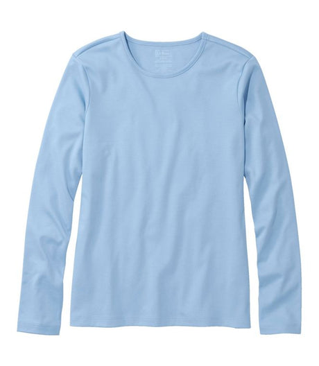 Pima Crewneck Long Sleeve Women's Regular