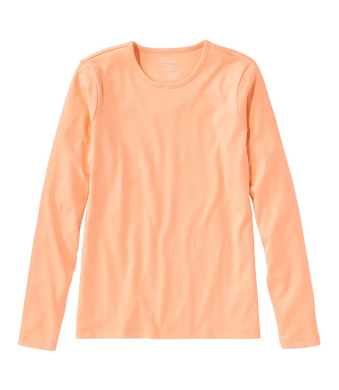 Pima Crewneck Long Sleeve Women's Regular