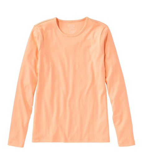 Pima Crewneck Long Sleeve Women's Regular