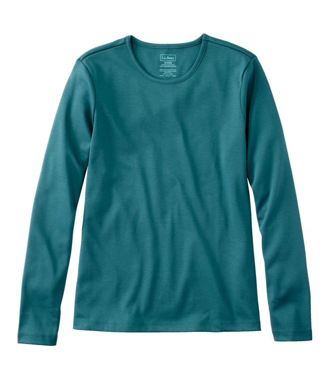 Pima Crewneck Long Sleeve Women's Regular