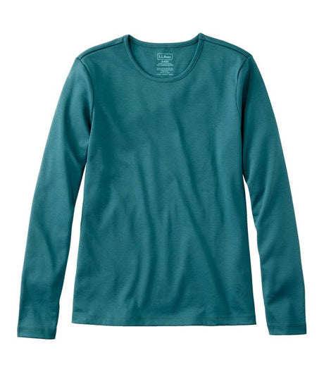 Pima Crewneck Long Sleeve Women's Regular