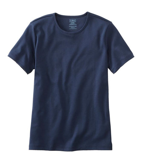 Pima Crewneck Short-Sleeve Women's Regular