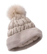 Puffer Pom Hat Women's