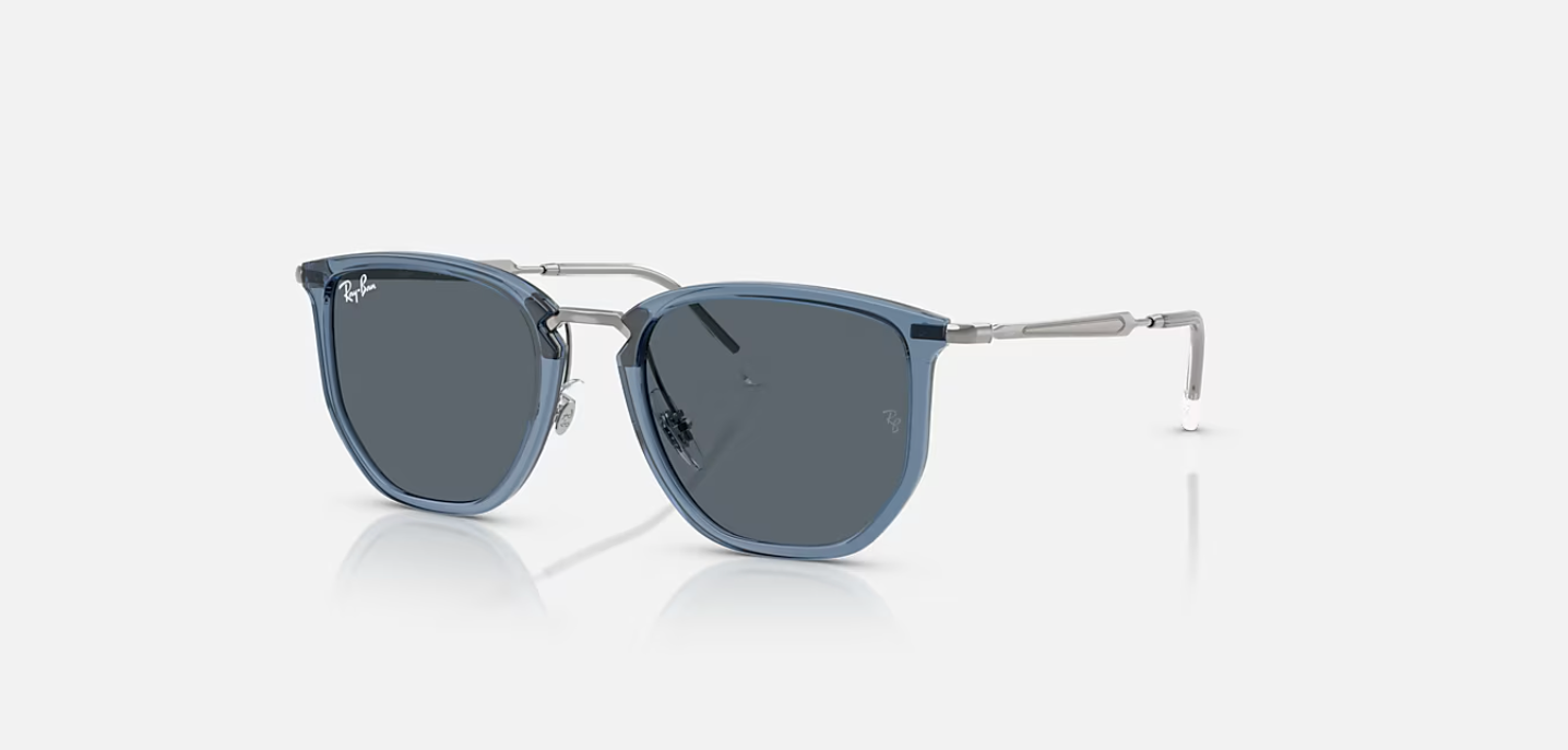 RB4451 6803R5 Polished Transparent Blue w/ Blue 53