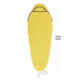 Reactor Sleeping Bag Liner - Mummy w/ Drawcord - Standard  Sulphur Yellow