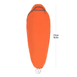 Reactor Extreme Sleeping Bag Liner - Mummy w/ Drawcord - Standard  Spicy Orange
