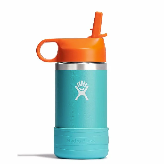 12 oz Kids Wide Mouth w/ Straw Lid & Boot