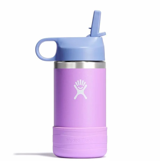 12 oz Kids Wide Mouth w/ Straw Lid & Boot