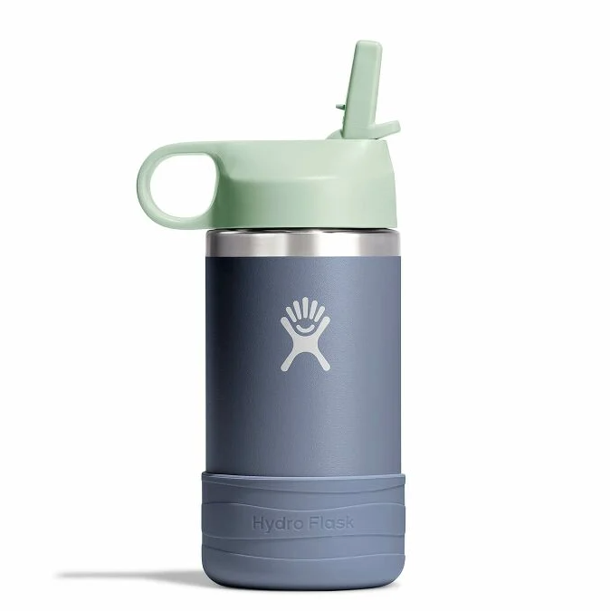 12 oz Kids Wide Mouth w/ Straw Lid & Boot