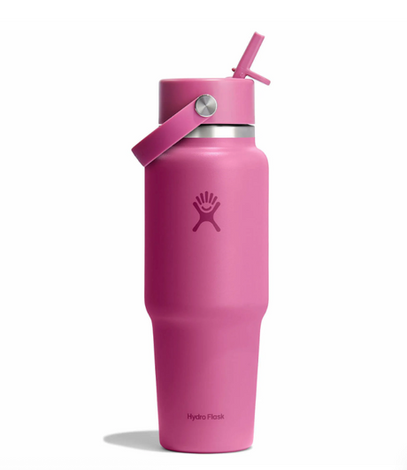 32 oz Wide Flex Straw Travel Bottle