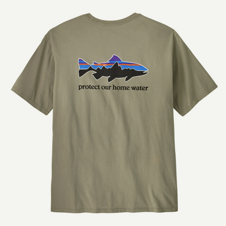 M's Home Water Trout Organic T-Shirt