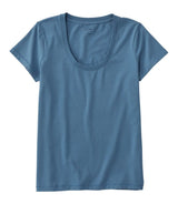 Soft Stretch Supima Tee Scoopneck Short Sleeve Women's Regular