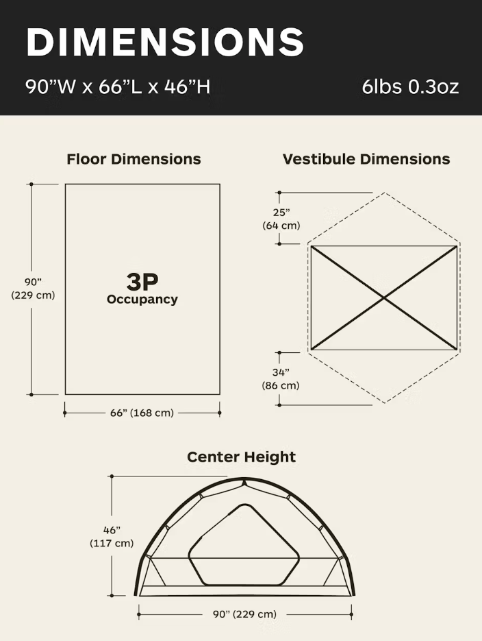 Tungsten Tent 3p
