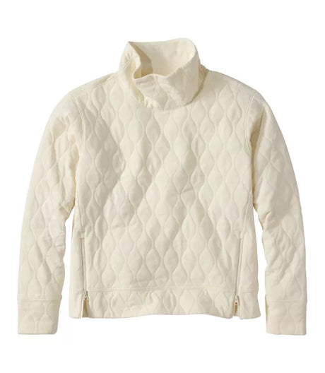 VentureSoft Quilted Funnelneck Pullover Women's Regular