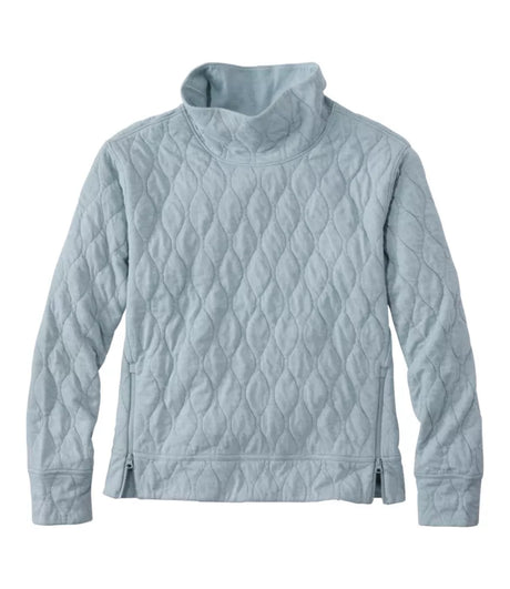 VentureSoft Quilted Funnelneck Pullover Women's Regular