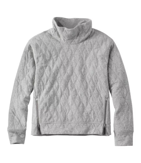 VentureSoft Quilted Funnelneck Pullover Women's Regular