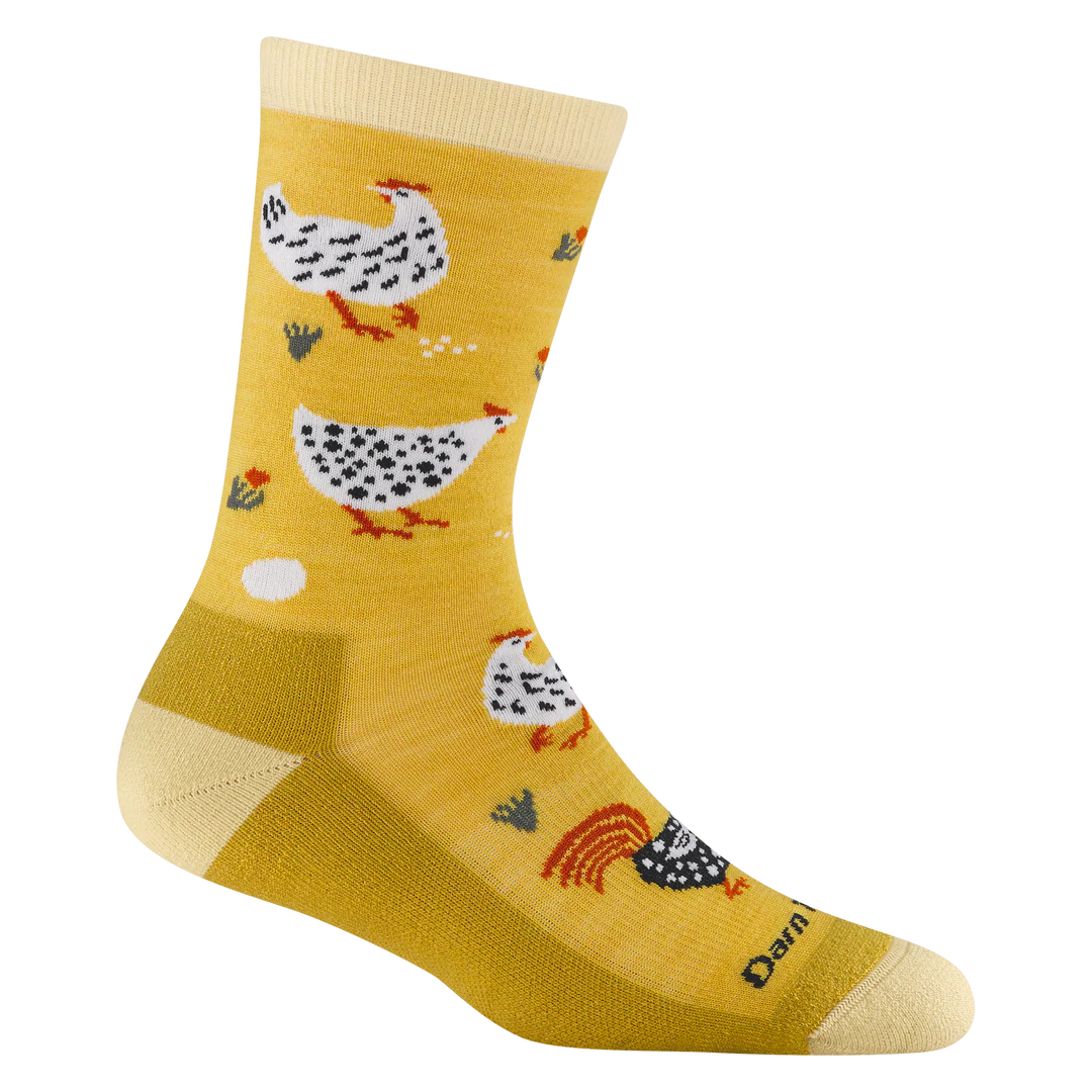 WOMEN'S 6114 MOTHER CLUCKER CREW LIGHTWEIGHT WITH CUSHION