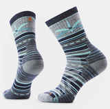 Women's Hike Targeted Cushion Dragon Stitch Mid Crew Socks