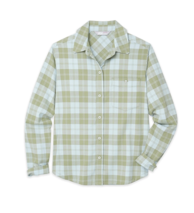 Women's Miter Stretch Lightweight Flannel Shirt