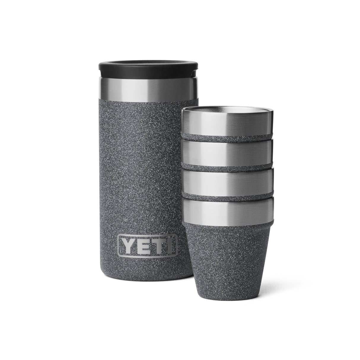 Yeti Shot Glasses and Case BLACK STONE