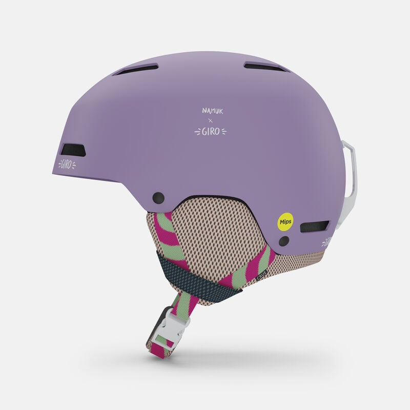 giro youth snowboard helmet Giro Crue MIPS Youth Helmet Lavender Namuk / M