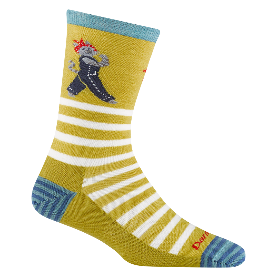 6037 Women's Animal Haus Crew Lightweight Lifestyle Sock