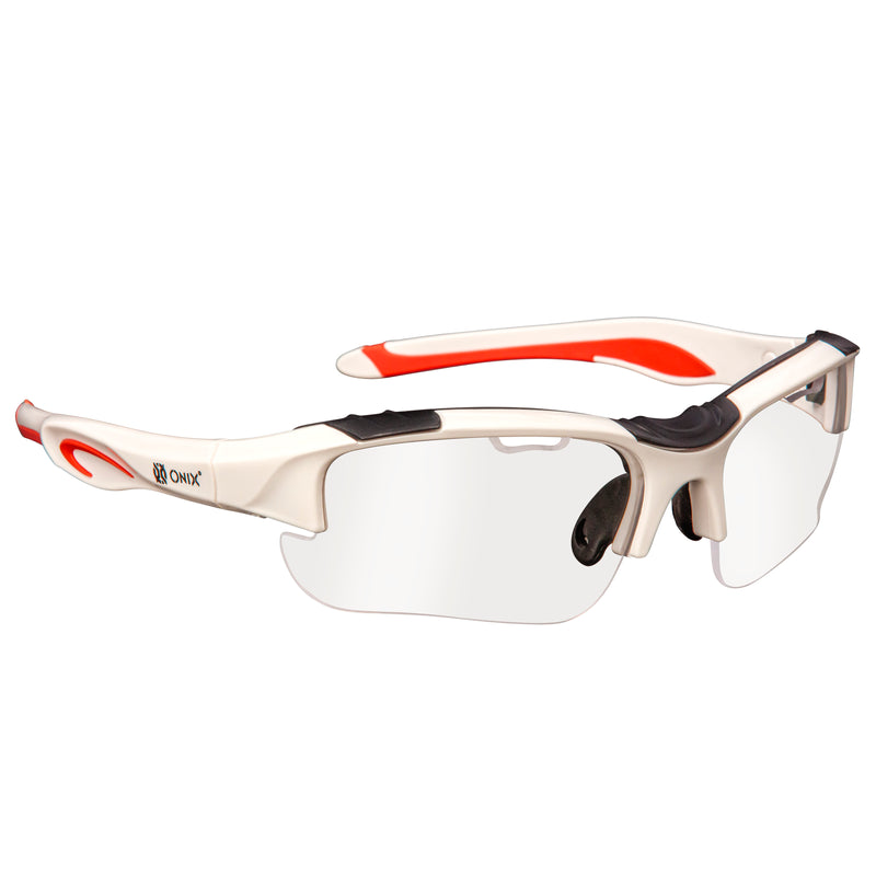Onix Falcon Eyewear White (comes with Clear, Sunglass & Blue tint lens and pouch)