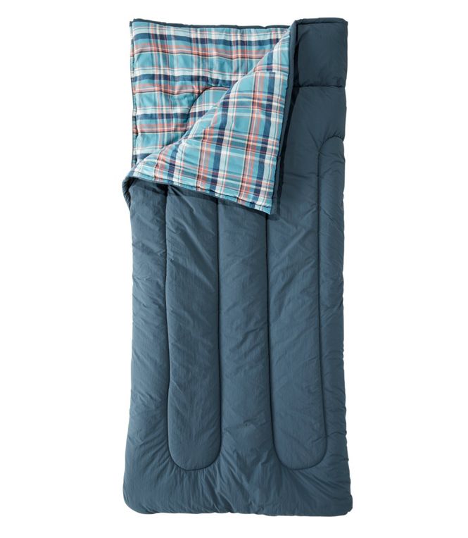 L.L.Bean Flannel Lined Camp Sleeping Bag 40 Regular