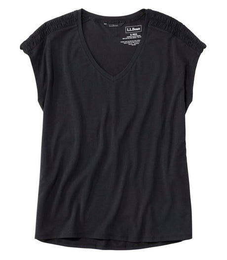 Beyond Soft Short Sleeve Vneck Tee Women's Regular